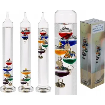 Domácí teploměr Galileův teploměr Vědecký experiment Vzdělávací zkušenost