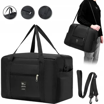 Cestovní taška CESTOVNÍ TAŠKA DO PŘÍRUČNÍHO ZAVAZADLA SKLÁDACÍ PRO SPORT CAMPING 41*30*17 CM