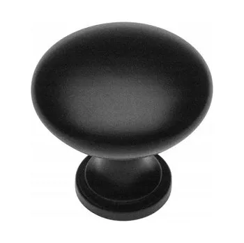 Nábytkové kování Nábytková úchytka knopka černá matná 3 x 3 x 2,9 cm GZ-TERNI-1-20M