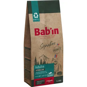 Krmivo pro kočku Bab'in Signature Neutered Adult bohaté na kachnu pro kočky 1,5 kg