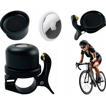 Sada Zabezpečení Kola 3v1: Zvonek s Úložným Prostorem + Držák AirTag APPLE +