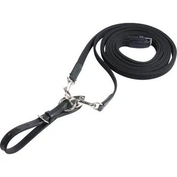 BUSSE Otěže průvlečné Basic-Snaps BUSSE, 270 cm, černé