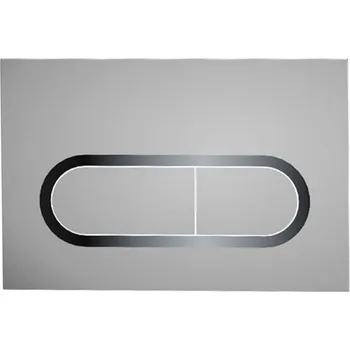 Ravak WC tlačítko Chrome satin, matné stříbrné tlačítko pro nádrže Ravak G II a W II