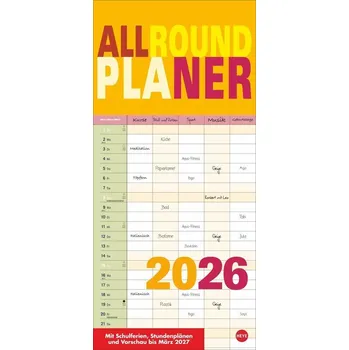 Allroundplaner 2026 - Heye