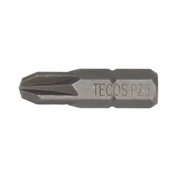 Bit TECOS Uderové bity PZ3 x 25 mm 1/4" Pozidriv 4690303025003 - 3 ks