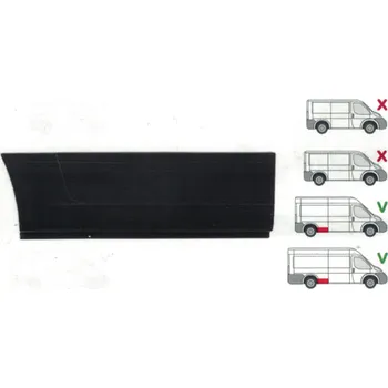 Prah karosérie Opravný lem zadního blatníku pravý CITROËN JUMPER (250), 09.06-08.14,JUMPER, 06.14-,FIAT DUCATO (250), 09.06-08.14,DUCATO, 06.14-,PEUGEOT BOXER (250), 09.06-08.14,PEUGEOT BOXER, 06.14-