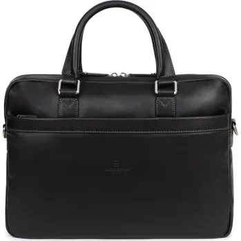 Pánská aktovka Business kožená taška na notebook Hexagona 154663 černá