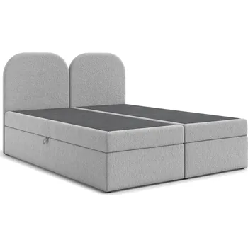 Postel Čalouněná postel COMO s úložným prostorem 140x200 cm Šedá I