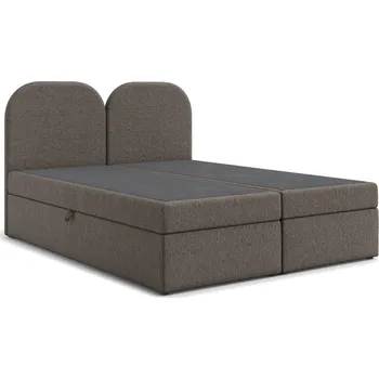 Postel Čalouněná postel COMO s úložným prostorem 140x200 cm Hnědá