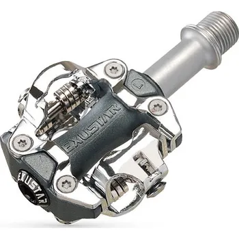 Pedál na kolo EXUSTAR Pedály PM213 šedé