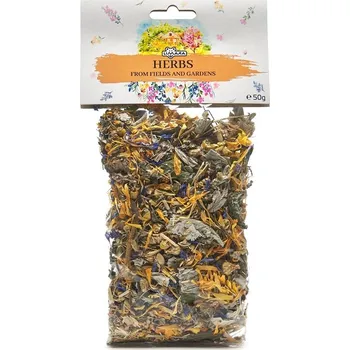Krmivo pro hlodavce Bylinná směs Herbs z polí a zahrad 50 g