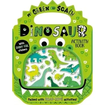 První čtění Shiny Stickers My Green and Scaly Dinosaur Activity Book - Robinson, Lily B.; Parman, Alexandra T.