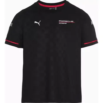 PORSCHE T-shirt Motorsport Replica pánské tričko (Sportovní pánské tričko inspirované týmovým oblečením Porsche Motorsport s klasickým kulatým výstřihem.)