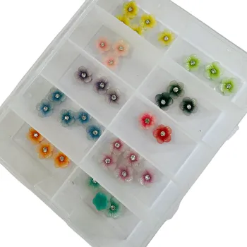 Zdobení květiny barevná MIX 1ks