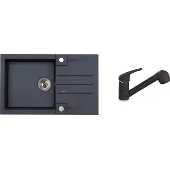 Granitový dřez Alveus SET ALVEUS ROCK 130/91 + BATERIE AM 20/91