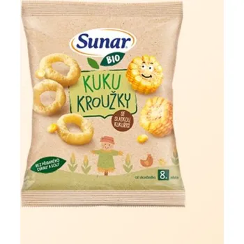 Sunar BIO křupky kroužky 20g Kuku