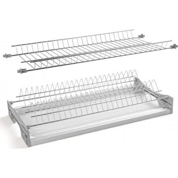 Organizace kuchyně Odkapávač GTV BASIC 1, dvoupatrový, skříň 400, na desky 16 - 18 mm, 1x vana, chrom