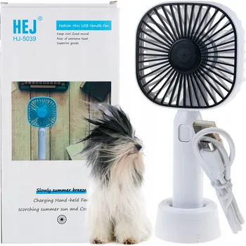 Vzduchotechnika VENTILÁTOR VĚTRÁČEK MINI RUČNÍ CESTOVNÍ PLÁŽOVÝ STOLNÍ USB VENTILÁTOR