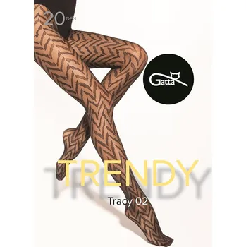 Dámská móda Gatta punčochové kalhoty Tracy 02 20DEN - černá, S (Dámské punčochové kalhoty Gatta)