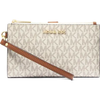 Michael Kors Jet Set Travel Double Zip Vanilla