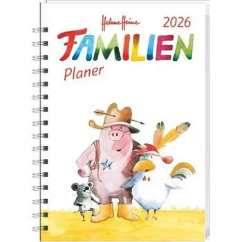 Helme Heine: Familienplaner-Buch A5 2026 - Heine, Helme