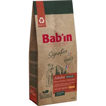 Krmivo pro psa Bab'in Signature Medium Adult Kuře bez obilovin pro psy středních plemen 3kg