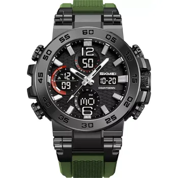 Hodinky Skmei 2499 pánské duální hodinky Megatron Zelené