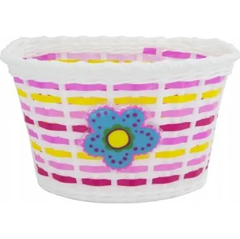 Košík na láhev Přední plastový košík na kolo s květinou