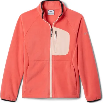 Pánská mikina Dětská Fleecová mikina COLUMBIA FAST TREK III FULL ZIP 1887852614 – Růžová S