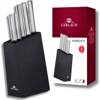 Kuchyňský nůž Kuchyňské Nože GERLACH v bloku - Sada Nůž šéfkuchaře