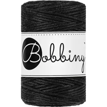 Příze Bobbiny bavlněná šňůra na macramé BABY black