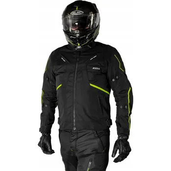 Moto bunda Rida Stark Fluo Pánská Motocyklová Bunda MOTOR S