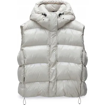 Dámská vesta Dámská vesta Napapijri A-Glane V béžová silvr n90 L