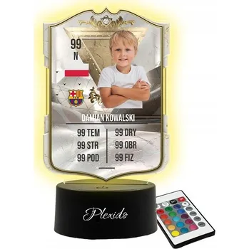 Lampička Noční lampa Plexido vícebarevná