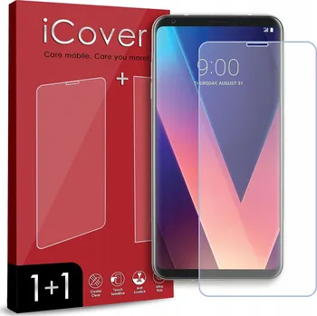 Pouzdro na mobilní telefon Hybridní Sklo iCover pro LG V30, 2 ks