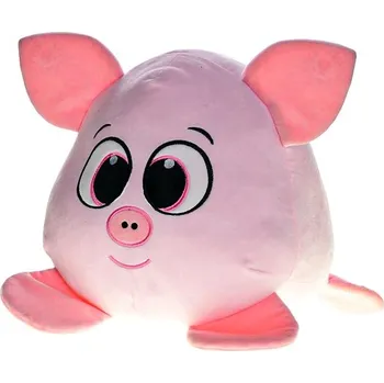 plyšák Mikro Trading Kulatý plyšák s velkýma očima 30 cm