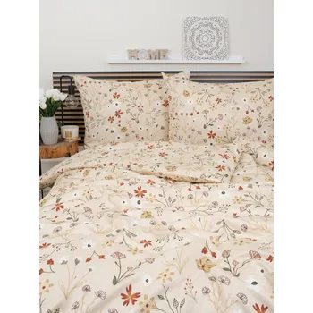 Povlečení Francouzské saténové povlečení - Vanessa béžová