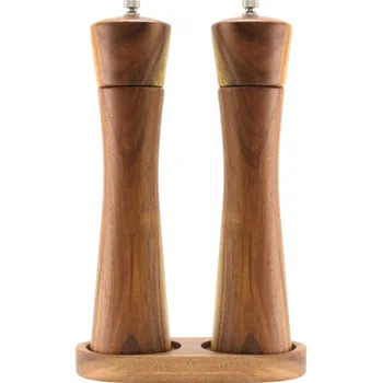 Příslušenství pro gril UG Grill Sada 2x ruční mlýnek 26,5cm z akácie s podstavcem UG Grill