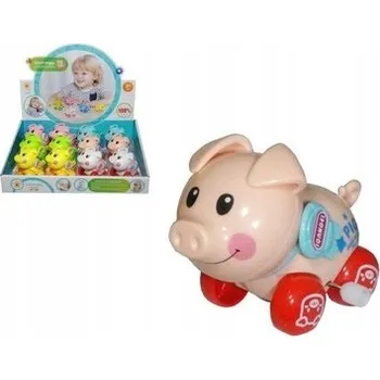 Hračka pro nejmenší Natahovací prasátko pro batole MIX Interaktivní hračky pro děti od 4 let