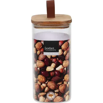 Skleněná dóza na potraviny All in One 1500 ml čirá