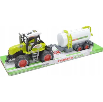 autíčko TRAKTOR S PŘÍVĚSEM CISTERNA SADA MALÝ ZEMĚDĚLEC