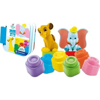 Hračka pro nejmenší Clemmy baby - Disney set s knížkou a kostičkami