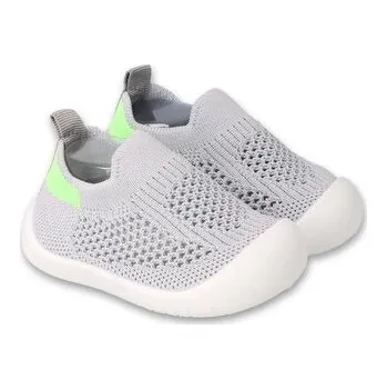 Kojenecký body 002P052 18 - Befado botičky pro miminka šedé 002P052_20