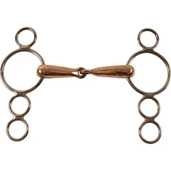 Vybavení pro koně Umbria Equitazione Udidlo sněhulák Copper jednou lomené Umbria Equitazione, 23 mm 13,5 cm
