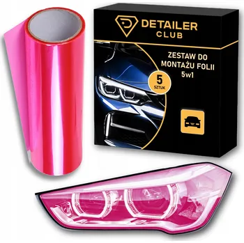 Příslušenství pro čtečku elektronické knihy Fólie na zatmavení světel růžová + XXL sada