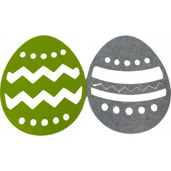 Velikonoční dekorace Velikonoční prostírání pod talíře - vajíčka, 2 kusy v balení