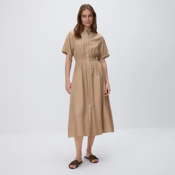 Dámské šaty Reserved - Košilové šaty - béžová - 5131V-08X - 5131V-08X-XL