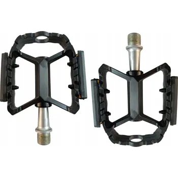 Pedál na kolo Hliníkové pedály na kolo s odrazkami, ložiskové, MTB treking, lehké, sada