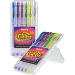 popisovač gel Patio glitter 6ks - tvrzené pouzdro