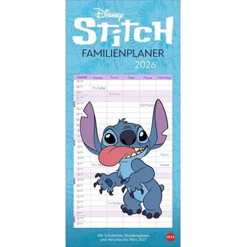 Komiks pro dospělé Stitch Familienplaner 2026